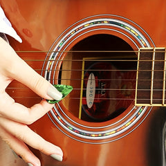 15pcs Celluloid Guitar Picks with Storage Box + 3pcs 0.46, 0.71, 0.96mm Picks