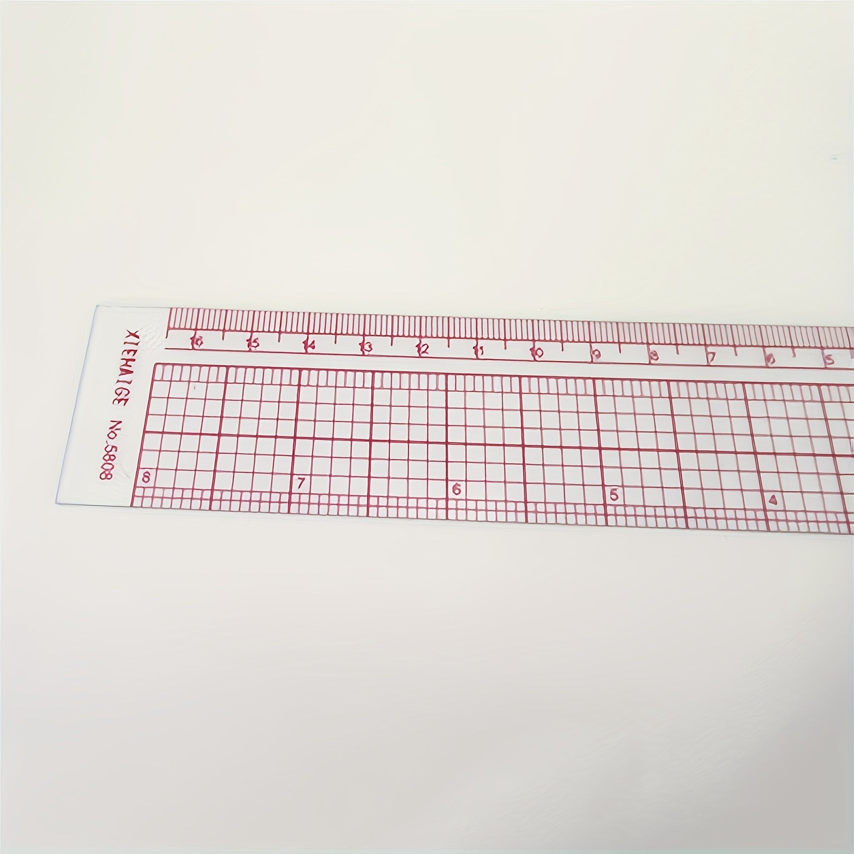 Red 90 Degree Clothing Pattern Making Ruler Sewing Accessories