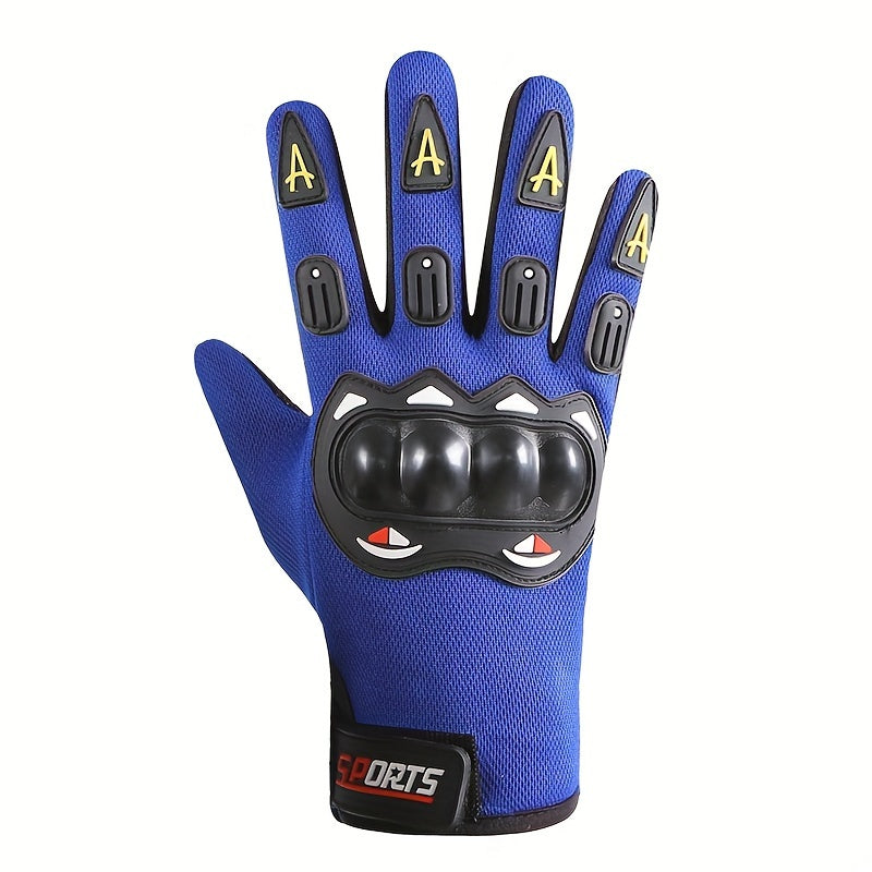 Touch Screen Racing Cycling Gloves Anti-fall Finger Protection Gloves