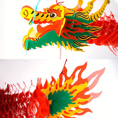 3D Chinese Year Dragon Garland Hanging Decoration
