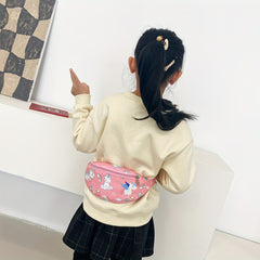 Kids Cartoon Chest Bag Outing Shoulder Bag For Girls