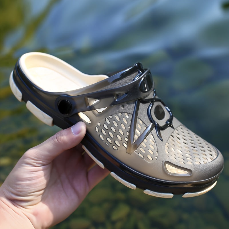 Fashionable Breathable Soft Non-slip Slippers Women's Outdoor Hole Shoes