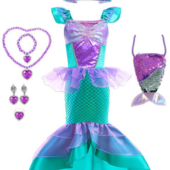 Toddler Mermaid Princess Costume Dress Up