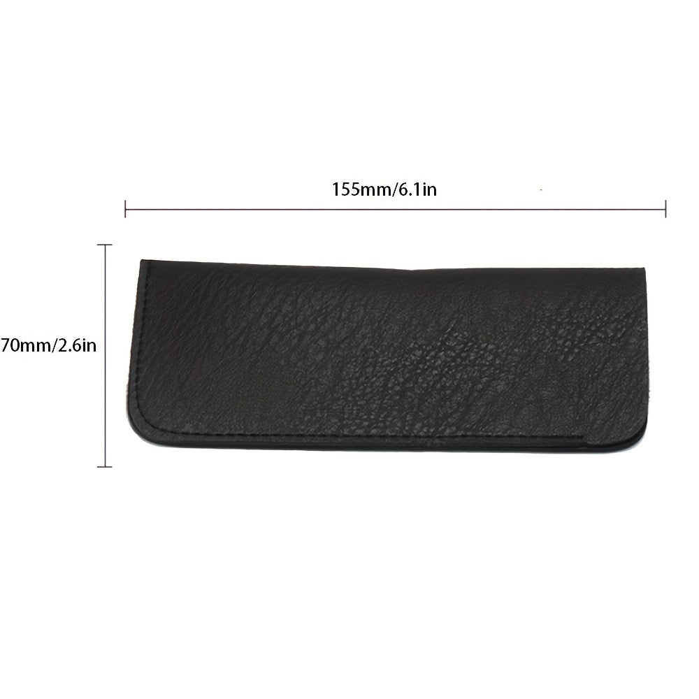Soft Glasses Case Faux Leather Faux Fur Lined Case