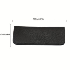 Soft Glasses Case Faux Leather Faux Fur Lined Case