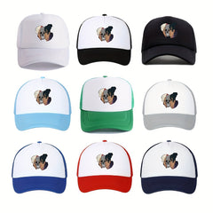 Unisex Mesh Sunshade Baseball Cap Pattern Outdoor Sport