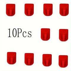 10pcs Adhesive Key Hooks Strong Weighted Mini Hooks