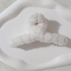 4pcs Plush Hair Claw Clips for Girls