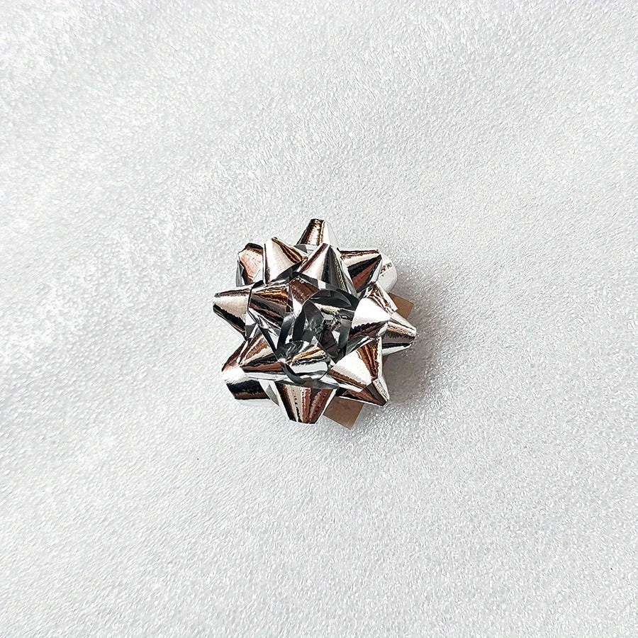 40pcs Star Bow Christmas Thanksgiving Gift Decoration Star Bow Holiday Decor