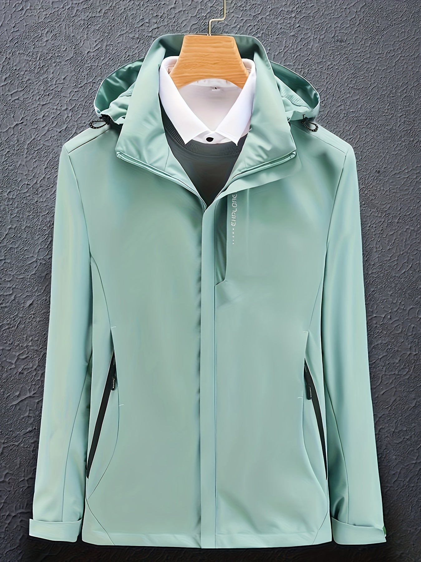 Women's Soft Shell Ski Jacket Windproof & Waterproof Full Zipper Snow Coat