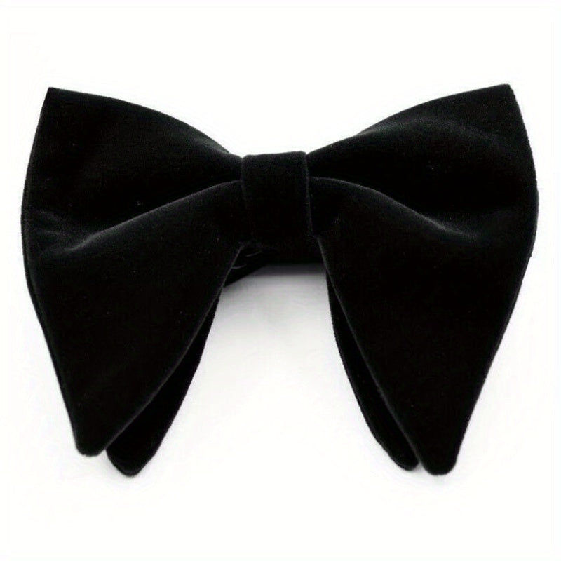 Velvet Butterfly Bow Tie for Wedding Groomsmen