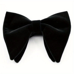Velvet Butterfly Bow Tie for Wedding Groomsmen