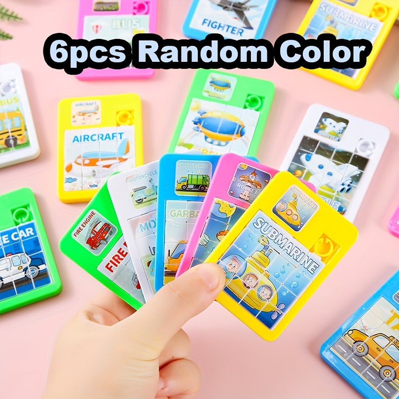 Traffic Airplane Puzzle Decompression Toy Cartoon Creative Mini Game