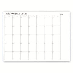 Trees 1pc Monthly Planner 27 21 Planning Pad Undated Desk Calendar