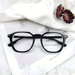 2pcs Men's Light Glasses Unisex Computer Glasses Square Light Glasses