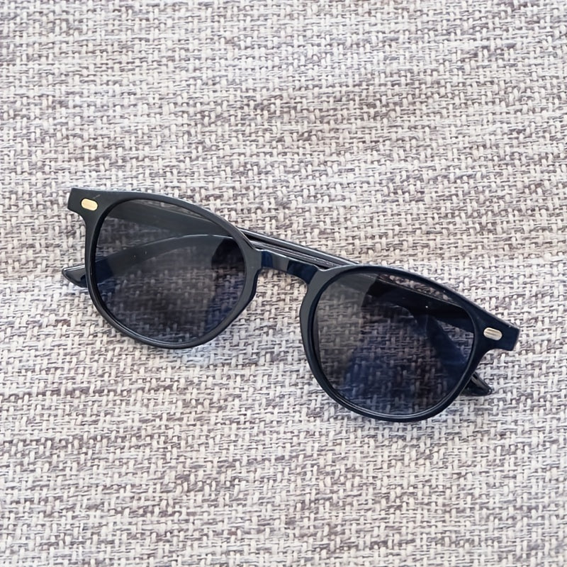 Y2K Round Frame Vintage Sunglasses for Holiday Party