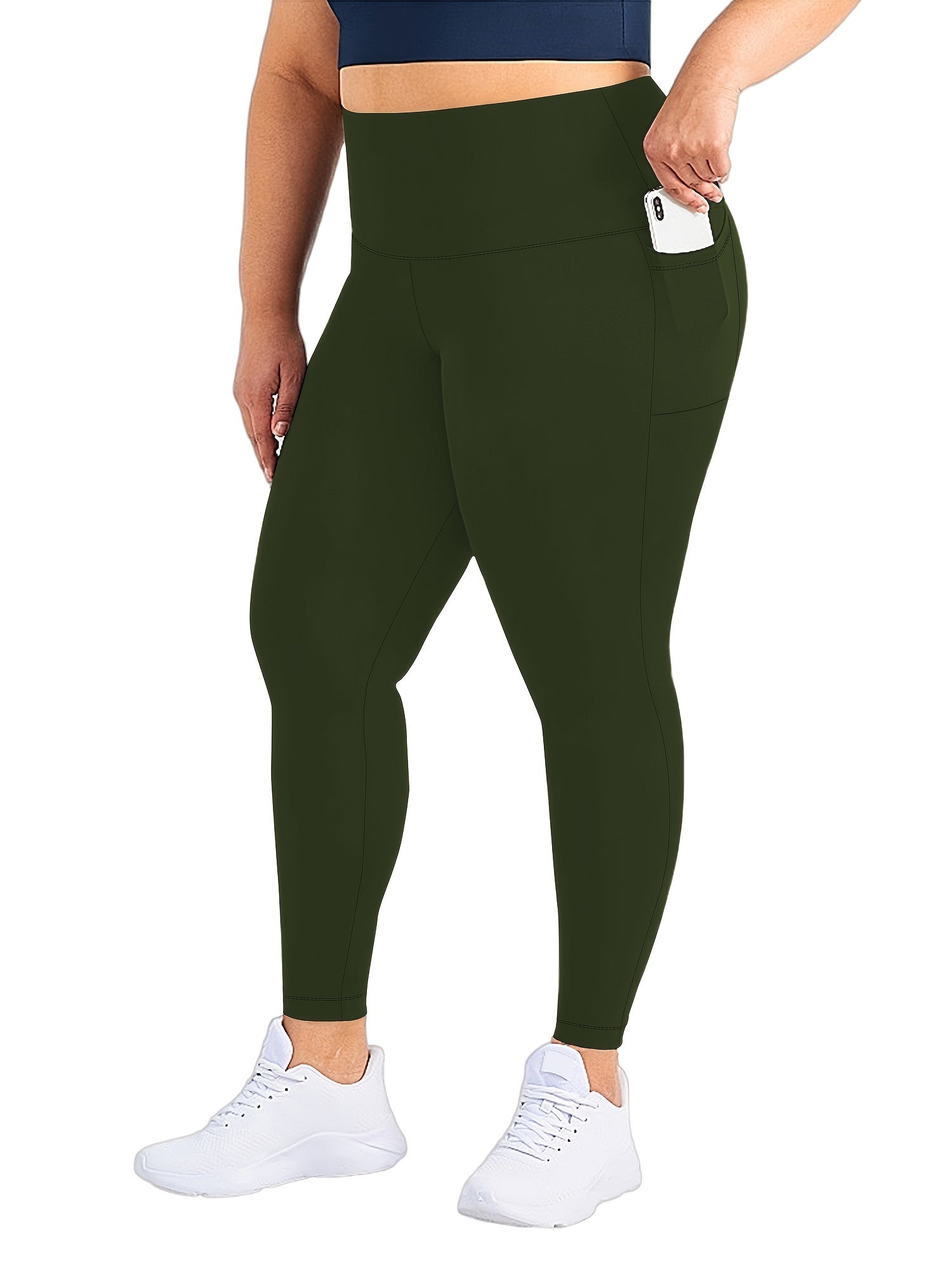 High Rise Skinny Leggings with Pockets