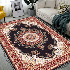 Large Vintage Persian Area Rug Non slip TPR Backing for Living Room Bedroom