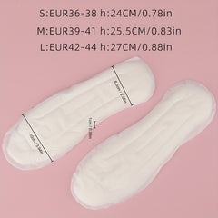 5 Pairs Disposable Cotton Thick Insole for Sweat Absorption