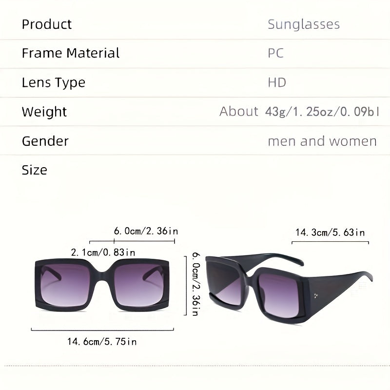 Large Wrap Around Sunglasses Mod Gradient UV400 Sun Shades for Driving