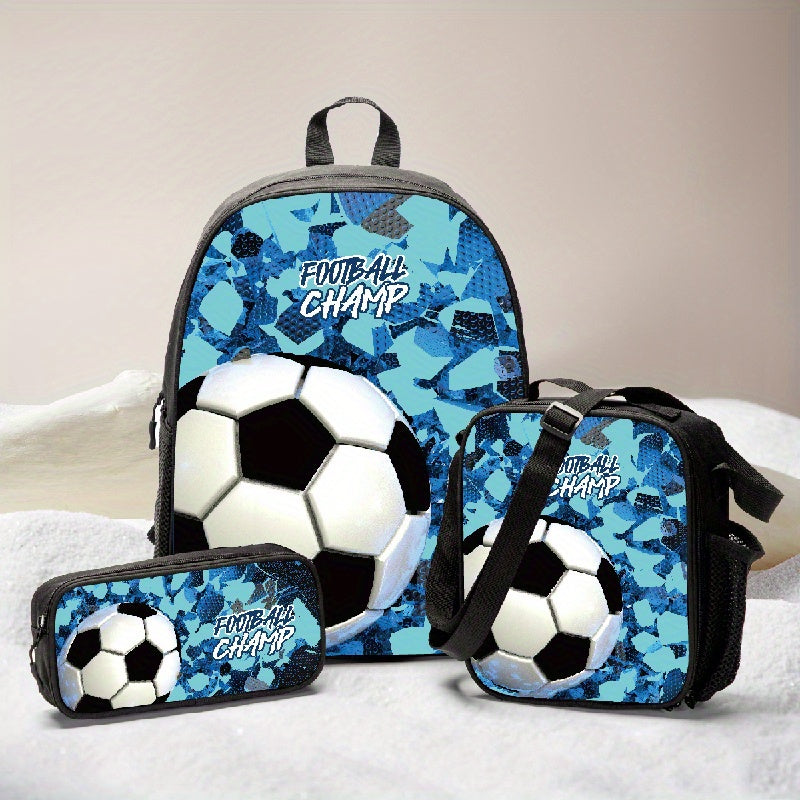 Kids Backpack Shoulder Bag Pencil Case Set for Travel Camping