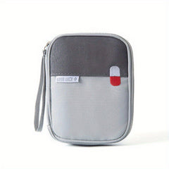 Portable Zipper Medicine Bag Mesh Wristlet Mini Storage Block Medical Kit