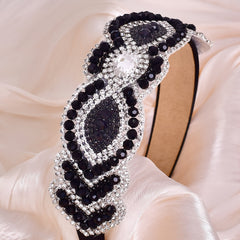 Crystal Hair Headband Vintage Hair Tie Baroque Hair Circle