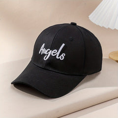 Angles Embroidery Couple Baseball Cap Cotton Casual Sun Hat Unisex