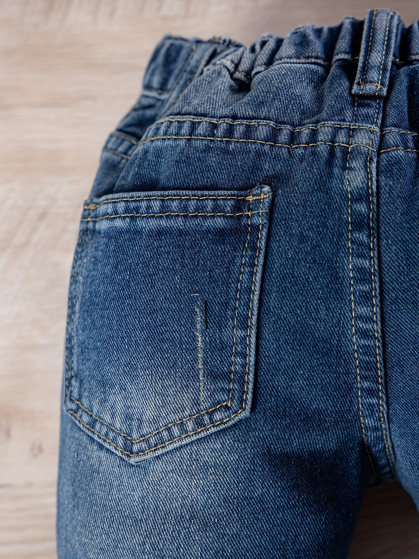 Boys Distressed Denim Pants with Pocket