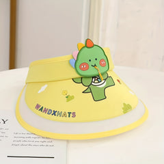 Kids Cartoon Sun Hat Sun Protection Cap For Boys and Girls