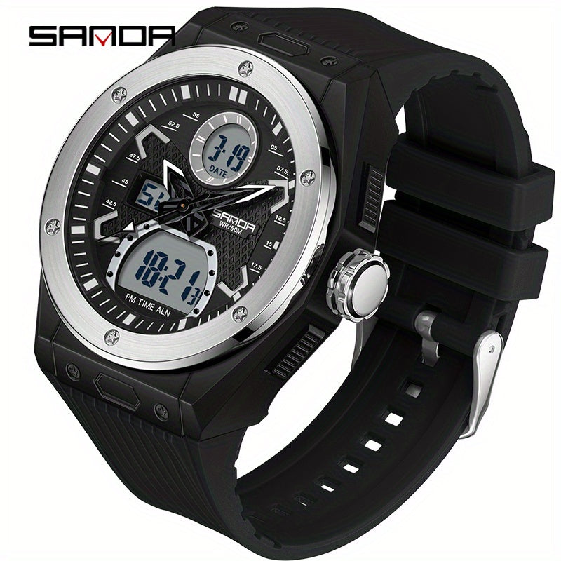 Sanda Boys' Outdoor Multifunctional Watch