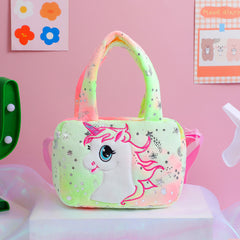 Girls Unicorn Pattern Shoulder Bag