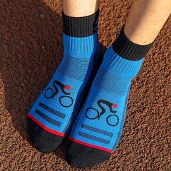 3 Pairs Non Slip Nylon Socks for Cycling Running Fitness Sports