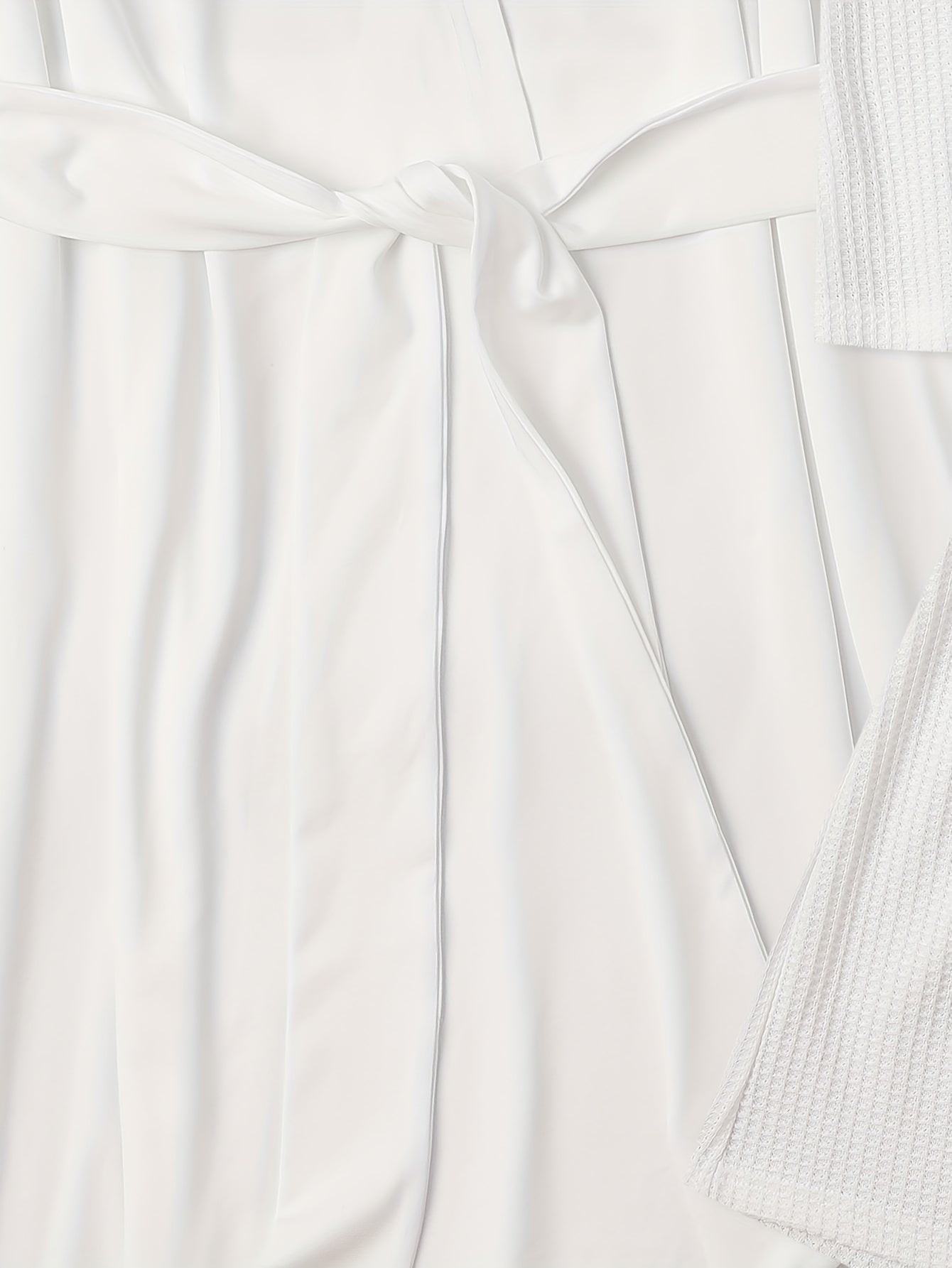 Textured Pajama Set Solid Cami Top & Shorts & Nightgown Lounge