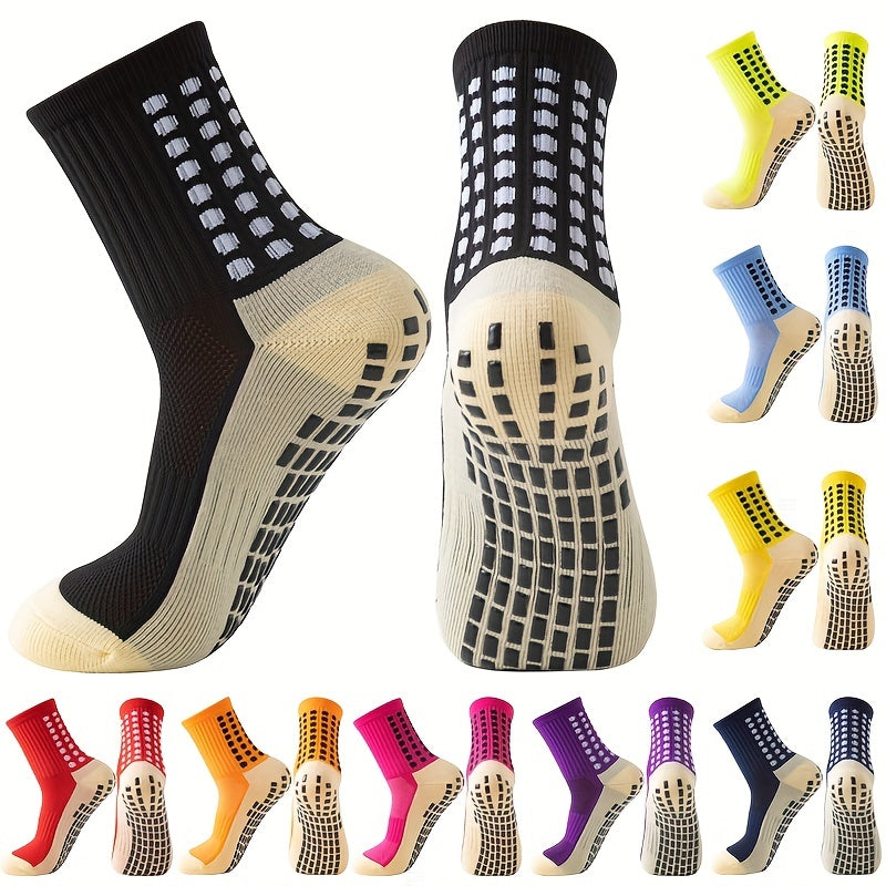 Polka Dot Sports Socks - Comfy & Breathable Non slip Women's Stockings