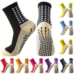 Polka Dot Sports Socks - Comfy & Breathable Non slip Women's Stockings