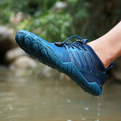 Men's Striped Water Shoes Breathable Lightweight Aqua Socks