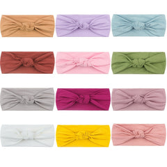 Cute Knotted Elastics Hairbands for Baby Girls