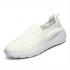 Women's Mesh Breathable Walking Shoes Thick Bottom Outdoor Shoes