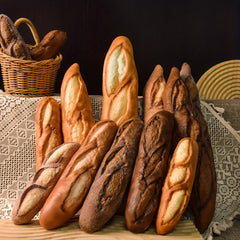 3pcs Realistic French Baguette Models for Baking and Photography