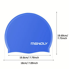 Silicone Swimming Caps for Kids & Adults