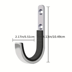 4pcs Heavy Duty Horizontal Wall Mounts with Padding