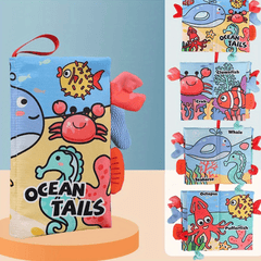 Washable Baby Cloth Book for Kids, BPA-Free, Biteable