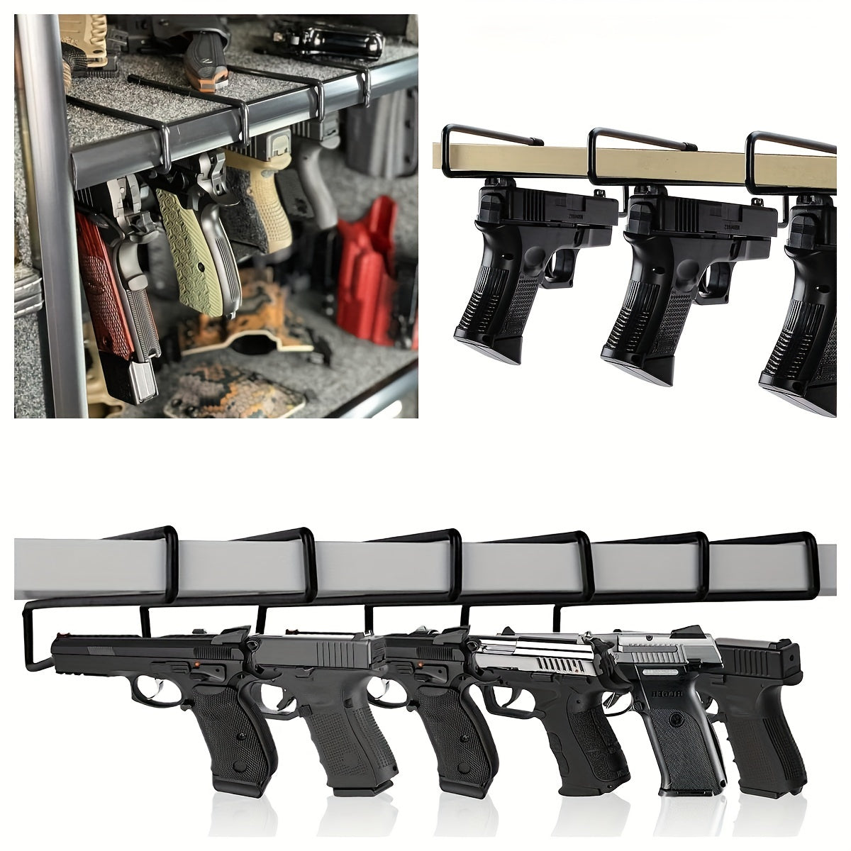 6pcs Heavy Duty Rack for Gun Safe Shelf or Cabinet Display