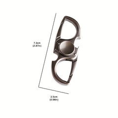 Metal Keychain Fingertip Gyroscope Spinner Non Sharp Functional Toy