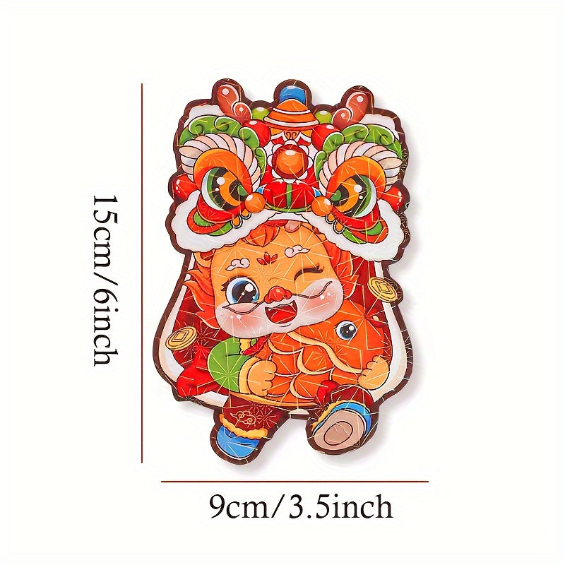 6pcs Chinese Year Red Envelope Year Of The Dragon