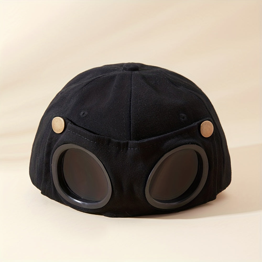 Men's Duck Tongue Cap with Sunglasses Sun Hat