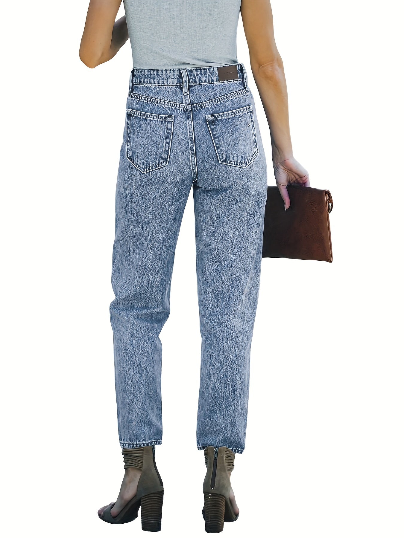 High Rise Skinny Pencil Jeans