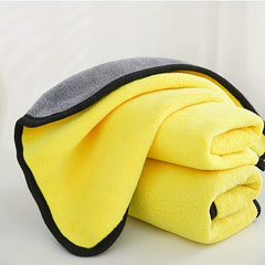 Coral Velvet Car Cleaning Towel