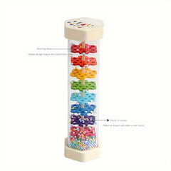Wooden Rain Sound Tube Percussion Instrument for Baby Sensory Training